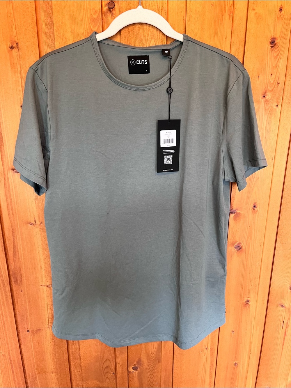 Cuts Clothing Sage AO Curve Hem Tee